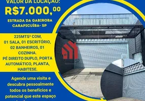 Foto 1 de Galpão/Depósito/Armazém para alugar, 225m² em Jardim Santo Estevao, Carapicuíba