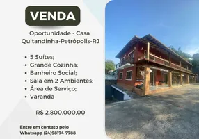 Foto 1 de Casa com 7 Quartos à venda, 600m² em Quitandinha, Petrópolis