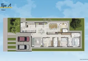 Foto 1 de Casa de Condomínio com 3 Quartos à venda, 157m² em Condominio Fazenda Santa Maria, Cravinhos