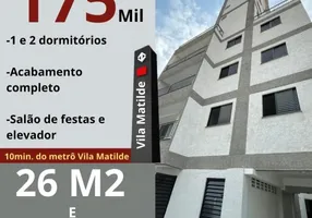 Foto 1 de Apartamento com 1 Quarto à venda, 25m² em Vila Santana, São Paulo