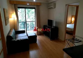 Foto 1 de Flat com 1 Quarto para alugar, 45m² em Moema, São Paulo