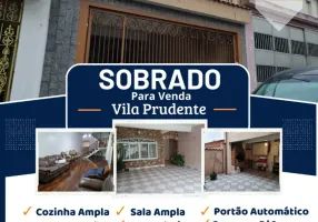 Foto 1 de Casa com 3 Quartos à venda, 190m² em Vila Prudente, São Paulo