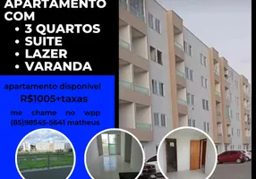 Foto 1 de Apartamento com 3 Quartos para alugar, 62m² em Itaperi, Fortaleza