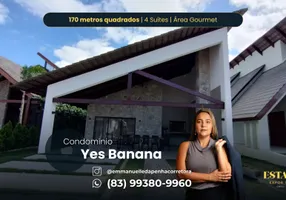 Foto 1 de Casa de Condomínio com 4 Quartos à venda, 170m² em Centro, Bananeiras