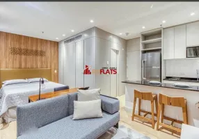 Foto 1 de Flat com 1 Quarto à venda, 42m² em Vila Olímpia, São Paulo