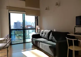 Foto 1 de Flat com 1 Quarto para venda ou aluguel, 45m² em Indianópolis, São Paulo