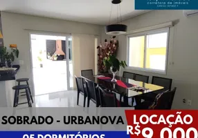 Foto 1 de Casa de Condomínio com 5 Quartos para alugar, 195m² em Urbanova, São José dos Campos