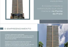 Foto 1 de Apartamento com 2 Quartos à venda, 65m² em Ponta da Praia, Santos