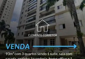 Foto 1 de Apartamento com 3 Quartos à venda, 93m² em Lauzane Paulista, São Paulo