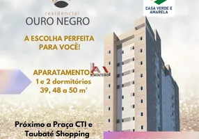 Foto 1 de Apartamento com 2 Quartos à venda, 50m² em Chácara do Visconde, Taubaté