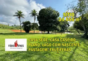 Foto 1 de Fazenda/Sítio com 3 Quartos à venda, 34656m² em Papucaia, Cachoeiras de Macacu