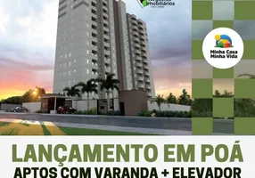 Foto 1 de Apartamento com 2 Quartos à venda, 48m² em Jardim Santo Antônio, Poá