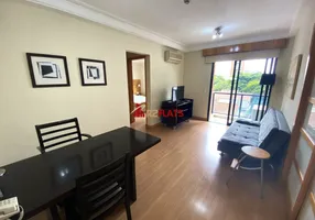 Foto 1 de Apartamento com 1 Quarto para alugar, 45m² em Moema, São Paulo