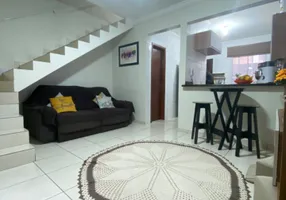 Foto 1 de Casa de Condomínio com 2 Quartos à venda, 69m² em Sítio do Campo, Praia Grande