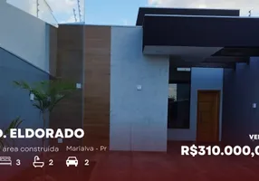 Foto 1 de Casa com 3 Quartos à venda, 68m² em Jardim São Pedro, Marialva