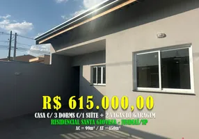 Foto 1 de Casa com 3 Quartos à venda, 99m² em Residencial Santa Giovana, Jundiaí