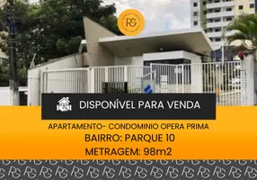 Foto 1 de Apartamento com 2 Quartos à venda, 98m² em Parque Dez de Novembro, Manaus