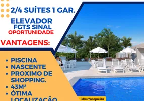 Foto 1 de Apartamento com 2 Quartos à venda, 43m² em Recreio Ipitanga, Lauro de Freitas