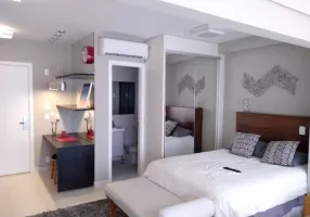 Foto 1 de Flat com 1 Quarto para alugar, 34m² em Moema, São Paulo