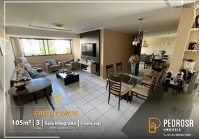 Foto 1 de Apartamento com 3 Quartos à venda, 105m² em Lagoa Nova, Natal