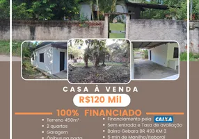 Foto 1 de Casa com 2 Quartos à venda, 112m² em Gebara, Itaboraí