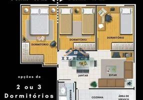 Foto 1 de Apartamento com 3 Quartos à venda, 50m² em Vila Nova Curuçá, São Paulo