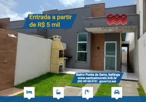 Foto 1 de Casa com 2 Quartos à venda, 154m² em Bairro Ponta da Serra, Itaitinga