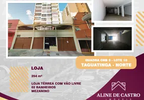 Foto 1 de Sala Comercial para venda ou aluguel, 254m² em Taguatinga Norte, Brasília