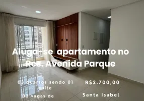 Foto 1 de Apartamento com 3 Quartos para alugar, 80m² em Vila Santa Isabel, Anápolis