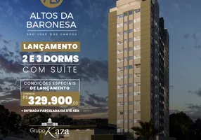 Foto 1 de Apartamento com 2 Quartos à venda, 55m² em Condominio Recanto da Baronesa, São José dos Campos