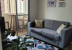 Foto 1 de Apartamento com 1 Quarto para alugar, 42m² em Moema, São Paulo