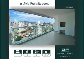 Foto 1 de Apartamento com 4 Quartos à venda, 136m² em Meia Praia, Itapema
