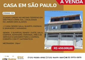 Foto 1 de Casa com 3 Quartos à venda, 216m² em Jardim dos Alamos, São Paulo