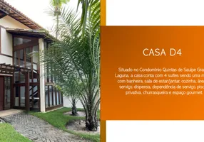 Foto 1 de Casa de Condomínio com 4 Quartos à venda, 308m² em Porto de Sauipe, Entre Rios