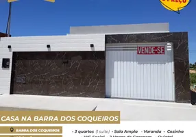 Foto 1 de Casa com 3 Quartos à venda, 180m² em Luar da Barra, Barra dos Coqueiros