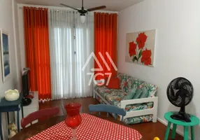 Foto 1 de Apartamento com 1 Quarto para venda ou aluguel, 57m² em Enseada, Guarujá