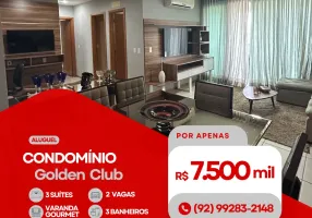 Foto 1 de Apartamento com 3 Quartos para alugar, 117m² em Parque 10, Manaus