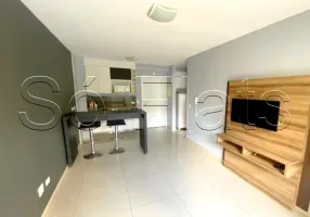 Foto 1 de Flat com 1 Quarto para alugar, 33m² em Morumbi, São Paulo