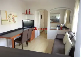 Foto 1 de Flat com 1 Quarto à venda, 42m² em Jardins, São Paulo