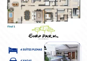 Foto 1 de Cobertura com 4 Quartos à venda, 243m² em Park Lozândes, Goiânia