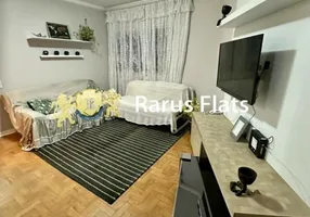 Foto 1 de Flat com 2 Quartos para alugar, 80m² em Campo Belo, São Paulo