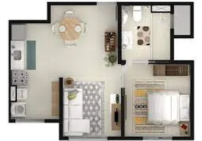 Foto 1 de Apartamento com 2 Quartos à venda, 47m² em Parque Alto Taquaral, Campinas