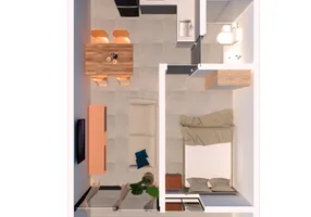 Foto 1 de Apartamento com 1 Quarto à venda, 32m² em Porto de Galinhas, Ipojuca