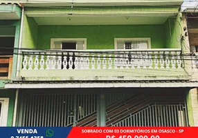 Foto 1 de Casa com 3 Quartos à venda, 240m² em Jardim Primeiro de Maio Chacara Fazendinha, Osasco