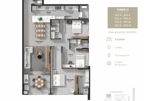 Foto 1 de Apartamento com 3 Quartos à venda, 141m² em Jardim Atlântico, Florianópolis