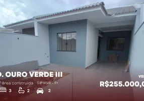 Foto 1 de Casa com 3 Quartos à venda, 75m² em Jardim Ouro Verde III, Sarandi