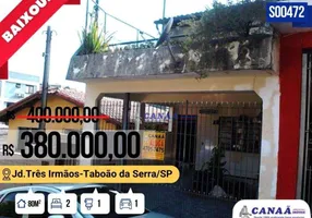 Foto 1 de Sobrado com 2 Quartos à venda, 80m² em Jardim Três Irmãos, Taboão da Serra