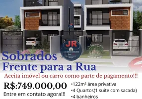 Foto 1 de Sobrado com 4 Quartos à venda, 122m² em Uberaba, Curitiba