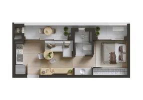 Foto 1 de Apartamento com 1 Quarto à venda, 32m² em Batel, Curitiba