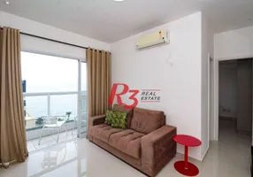 Foto 1 de Apartamento com 1 Quarto à venda, 44m² em Ponta da Praia, Santos